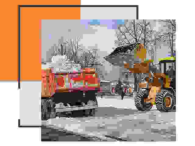 Вывоз снега в Кунгуре
